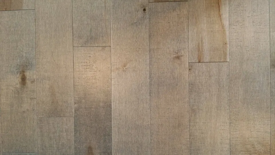 Holzdielen in Nahaufnahme